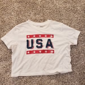 USA Crop Shirt